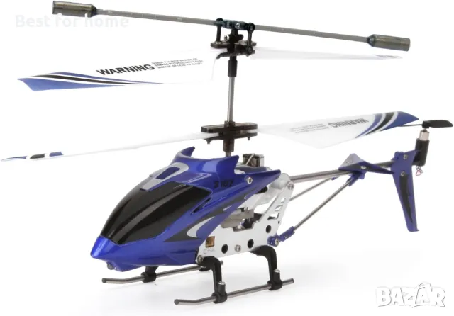 SYMA S107G 3-канален RC хеликоптер с жироскоп, син, снимка 2 - Влакчета, самолети, хеликоптери - 48724308
