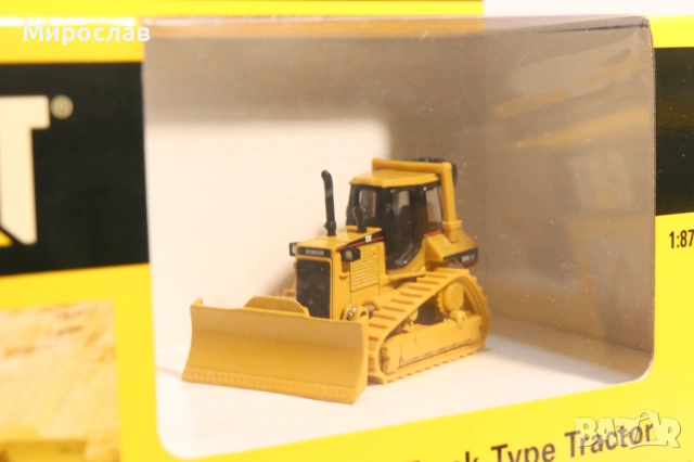 CAT 1/87 H0 ТРАКТОР БАГЕР ФАДРОМА ТОВАРАЧ КОЛИЧКА МОДЕЛ, снимка 4 - Колекции - 53586812