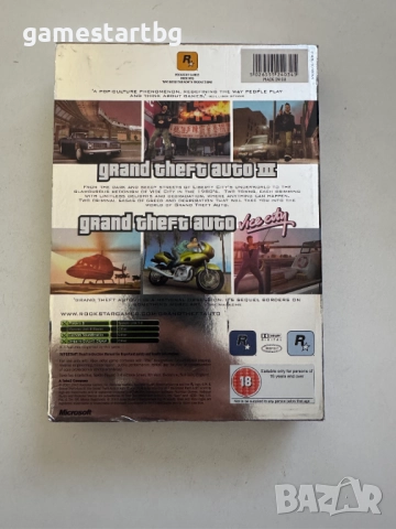 Grand Theft Auto Double Pack за Xbox classic/Xbox original, снимка 2 - Игри за Xbox - 52181127