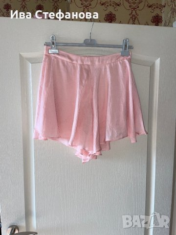 Къси светло бонбонено розови бермуди  широки къси панталони тип плажни , снимка 5 - Къси панталони и бермуди - 41349095