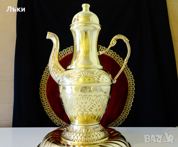 Бронзова кана за вино 2.5 литра,Йерусалим,маркирана. , снимка 12 - Антикварни и старинни предмети - 36470606