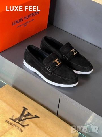 Louis Vuitton ⚜️ Мокасини⚜️ Естествена Кожа , снимка 5 - Мокасини - 53599439