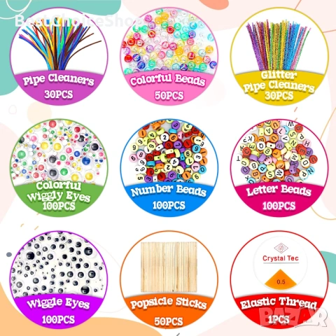 2 комплекта за творчество + парти комплект за храна + костюм пеперуда + подарък балони, снимка 4 - Рисуване и оцветяване - 53614246