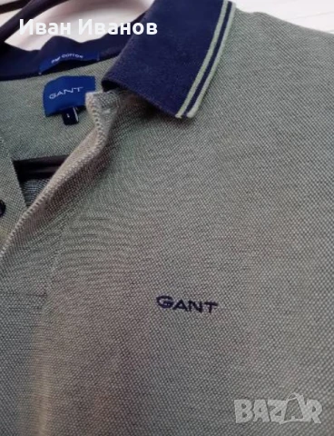 Оригинална фланелка с яка Gant, снимка 4 - Тениски - 50518154