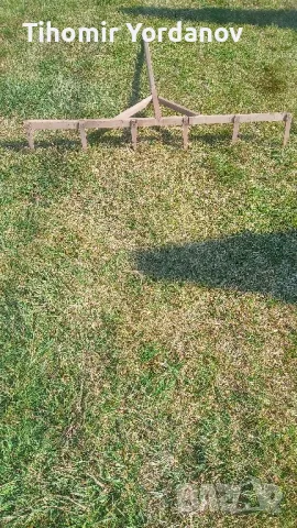 Стар градински тармък, гребло., снимка 4 - Антикварни и старинни предмети - 49364133