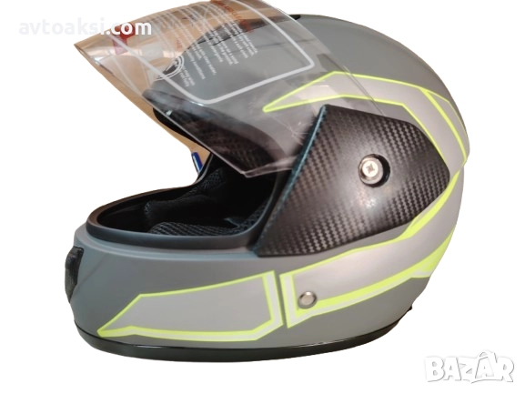 Каска за Мотор М/Л/ХЛ размер два цвята, снимка 11 - Аксесоари и консумативи - 51719901