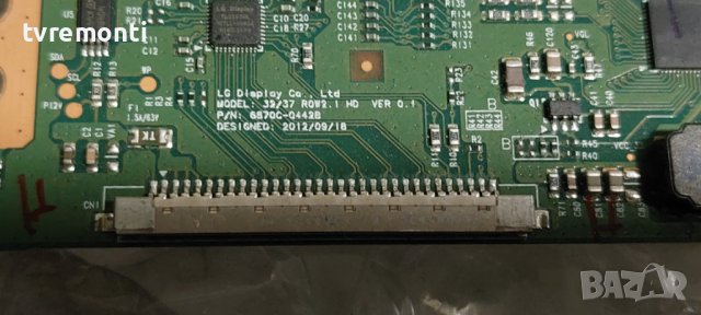 TCon BOARD LG display CoLTD 32/37 ROW2.1 HD VER0.1 P/N 6870C-0442B Panasonic TX-32AW304 for 32inc DI, снимка 2 - Части и Платки - 42706824