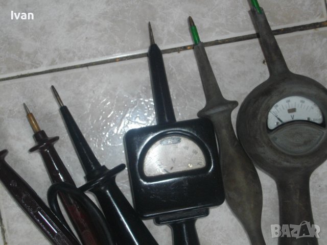 Старо Немско Качество Волтметър /0-750V/-RT 0-750V/VEB 0-500V/Wobla 100-500V/ С Глим Лампа