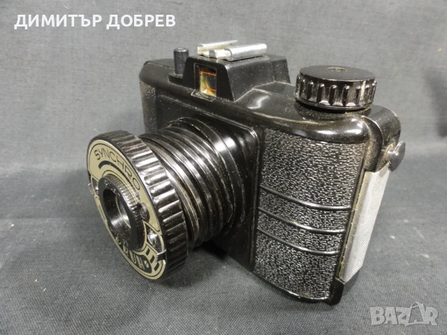 СТАР РЕТРО СОЦ ПОЛСКИ БАКЕЛИТОВ ФОТОАПАРАТ DRUH SYNCHRO , снимка 3 - Антикварни и старинни предмети - 50839797