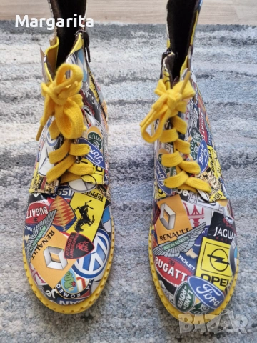 Дизайнерски боти Gabina, снимка 5 - Дамски боти - 53477639