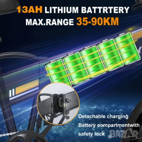 Електрически велосипед/колело KOOLUX BK6S 4.0 750W 13AH , снимка 5 - Велосипеди - 48146247