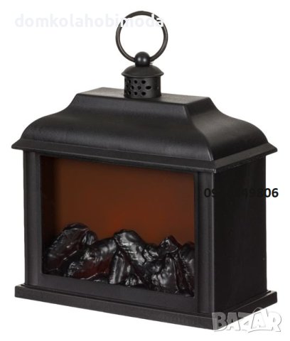 Декоративна камина LED подсветка, 21х10х20см, На батерии 