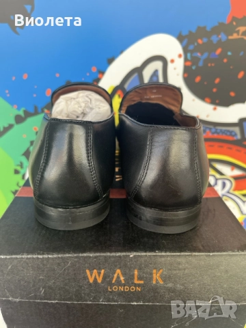 Мъжки мокасини Walk London номер 44, снимка 4 - Мокасини - 56071076