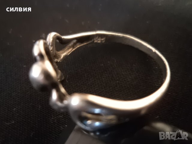 дамски сребърен пръстен, снимка 5 - Пръстени - 39967564