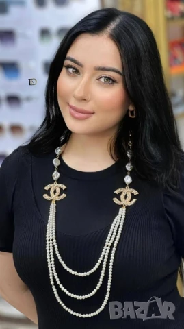 колиета chanel valentino garavani , снимка 3 - Колиета, медальони, синджири - 50745475
