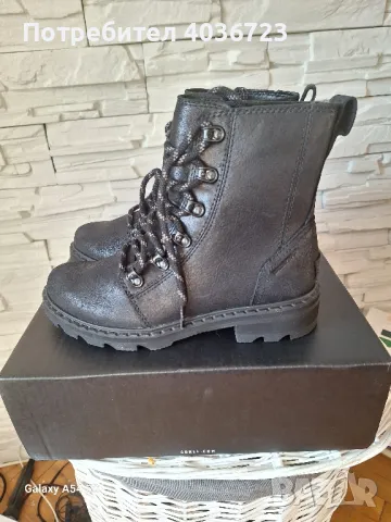 Дамски зимни боти естествена кожа номер 36, снимка 6 - Дамски боти - 47933717