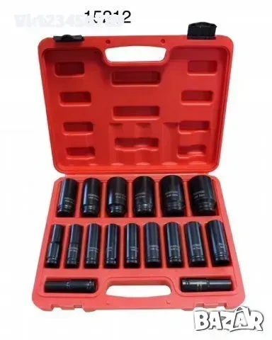 Ковани ударни вложки 1/2" удължени (10-36мм.) 16 бр. к-т | Partner