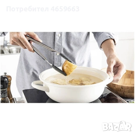 Комплект силиконови прибори за готвене 12бр. с поставка черни Ruhhy, снимка 12 - Прибори за хранене, готвене и сервиране - 52547505