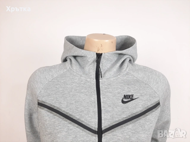 Nike Tech Fleece Windrunner - Оригинално дамско горнище размер S, снимка 6 - Спортни екипи - 53637133
