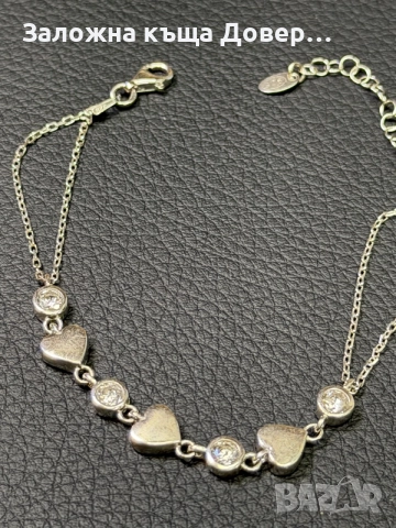 Сребърна гривна 925 silver чисто нова grivna , снимка 9 - Гривни - 55806668