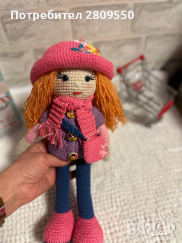 Кукла плетена ръчна изработка, снимка 1 - Кукли - 44549320