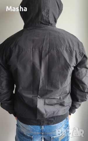 мъжко яке със качулка разм. М, снимка 3 - Якета - 52353258