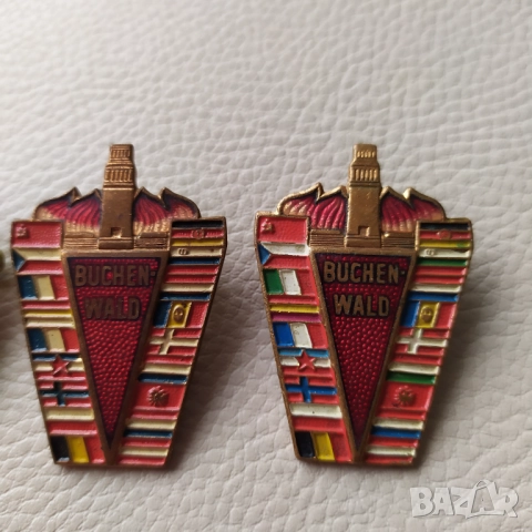 Германски бронзови значки - Бухенвалд, снимка 2 - Колекции - 52438912