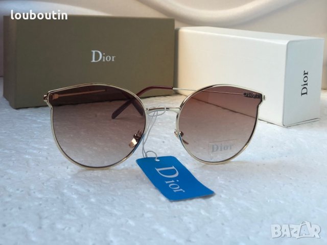 DIOR 2021 слънчеви очила тип котка UV 400 защита с лого, снимка 11 - Слънчеви и диоптрични очила - 34289832