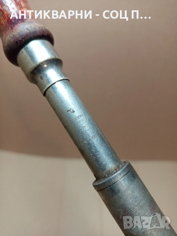 Стара Американска Спирална Тресчотна Отверка MADE IN USA-PATENTED-MAR-30-1926., снимка 9 - Антикварни и старинни предмети - 52795040