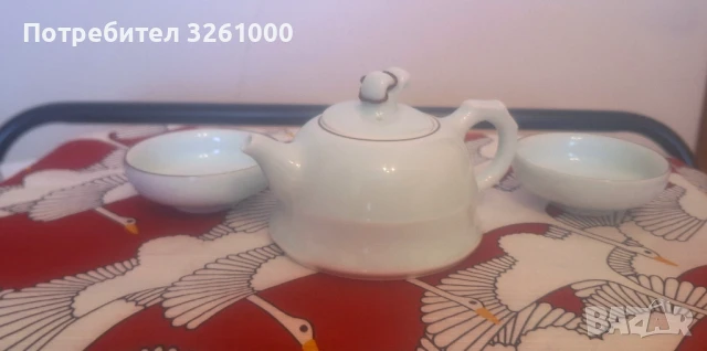 Подаръчен комплект за чай от порцелан, снимка 4 - Сервизи - 51152447