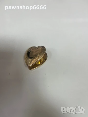 Златен винтидж медальон "Сърце" Tru-Kay – отварящ се, 14К, снимка 14 - Колиета, медальони, синджири - 50484990
