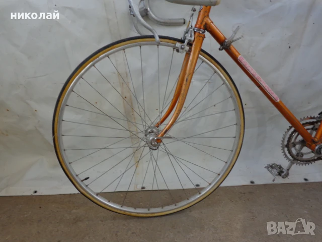 Ретро велосипед марка ХВЗ модел Старт-шосе Москва 1980 28 цола произведен през 1980 г в СССР, снимка 13 - Велосипеди - 50645743