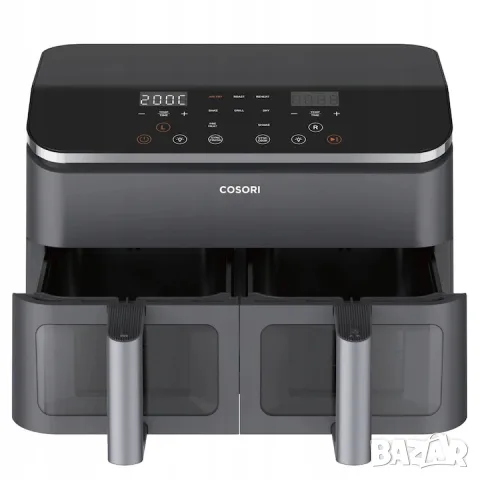 Еър фрайър Cosori Dual Basket CAF-R901-AEU, 8,5л, снимка 2 - Фритюрници - 56061368