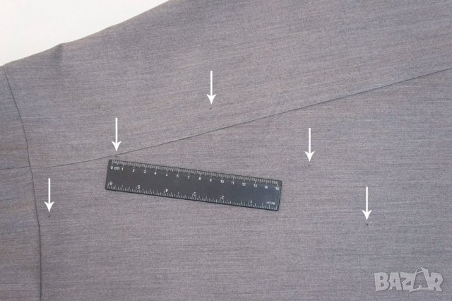 Клоширана сива рокля Awama - XL, снимка 10 - Рокли - 42532059