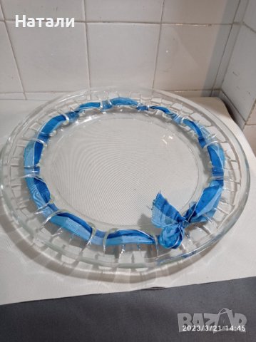 поднос/фруктиера стъклена 292