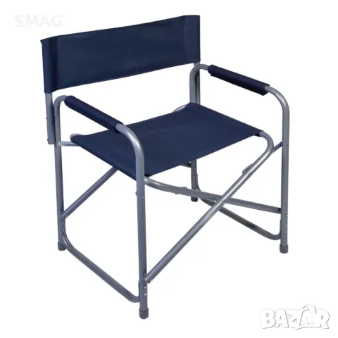 Син плажен стол с дръжки 55x58x74см S_1116481