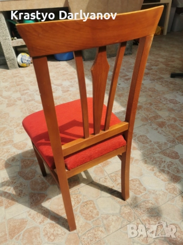 Трапезни Столове от Истинско Черешово Дърво Поръчково, снимка 2 - Столове - 51499610