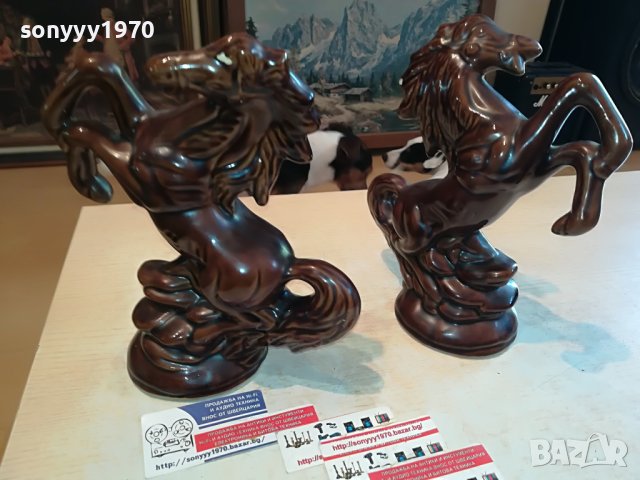 кончета коне 2бр керамика с етикети 1806231836MHL4, снимка 10 - Антикварни и старинни предмети - 41246514