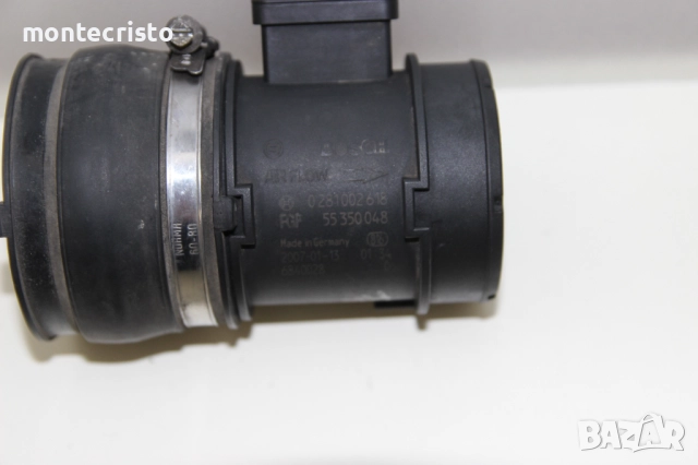 Дебитомер Opel Astra H (2003-2010г.) 0281002618 / 55350048, снимка 2 - Части - 51633901