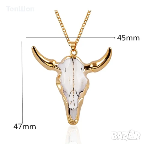 Колие рога трофей / Ловен трофей, снимка 2 - Колиета, медальони, синджири - 50739417