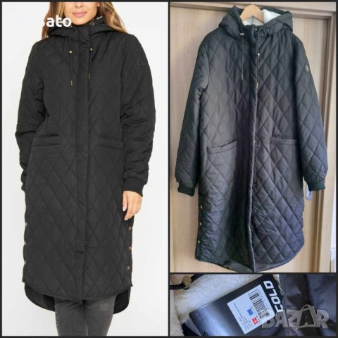 COLD - черно дълго зимно яке