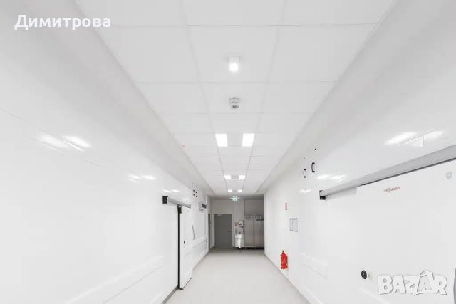 Хигиенни бели пана за окачен таван, снимка 2 - Строителни материали - 41357207