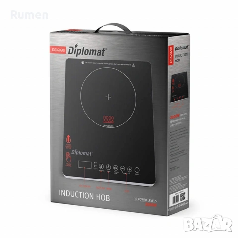 Индукционен котлон Diplomat, снимка 2 - Котлони - 53344529