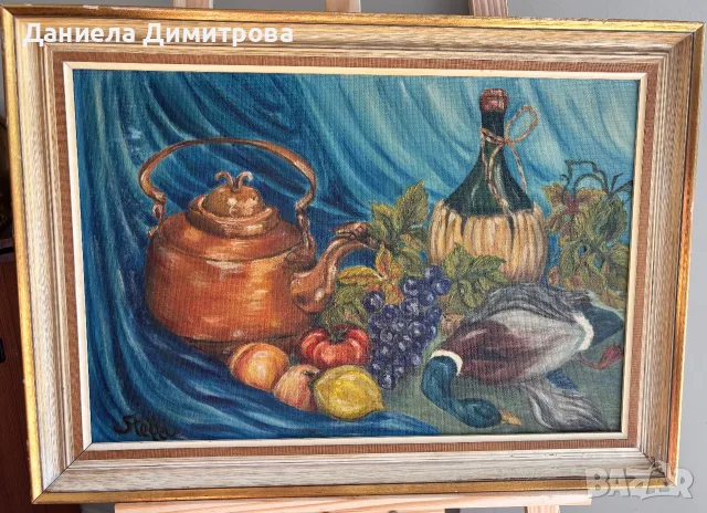 Маслена живопис на фазер в рамка