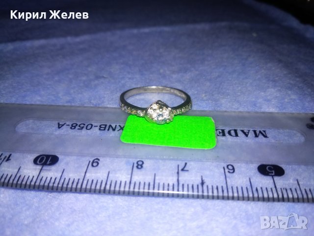 ЕЛЕГАНТЕН СКЪПОЦЕНЕН СРЕБЪРЕН ДИЗАЙНЕРКИ АРТ ПРЪСТЕН СРЕБРО 925 с ИСКРЯЩИ ЦИРКОНИ 33136, снимка 14 - Пръстени - 39666740