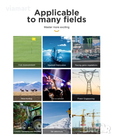 Лазерен далекомер MiLESEEY PF240 за лов и голф, Обхват до 600 м, USB зареждане, 6x увеличение, снимка 12 - Друга електроника - 50554341