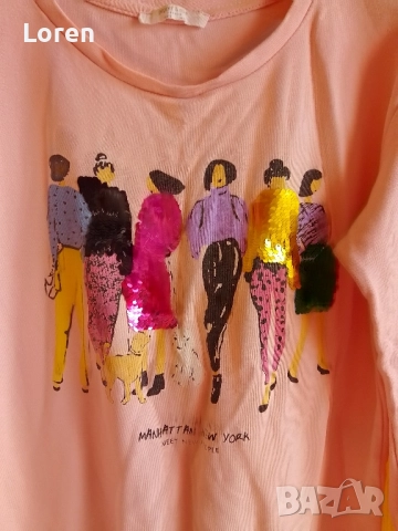 Подарявам!Блуза с дълъг , снимка 2 - Блузи с дълъг ръкав и пуловери - 51877310