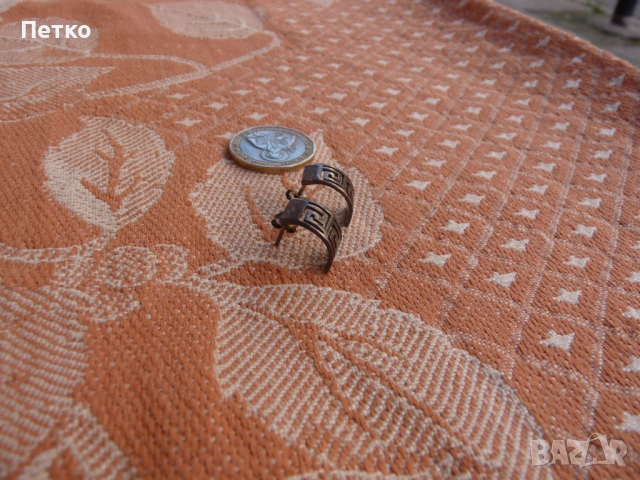 Автентични възрожденски сребърни  обеци, снимка 3 - Антикварни и старинни предмети - 53129793