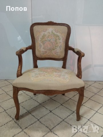 Старинно кресло, снимка 5 - Дивани и мека мебел - 41752169
