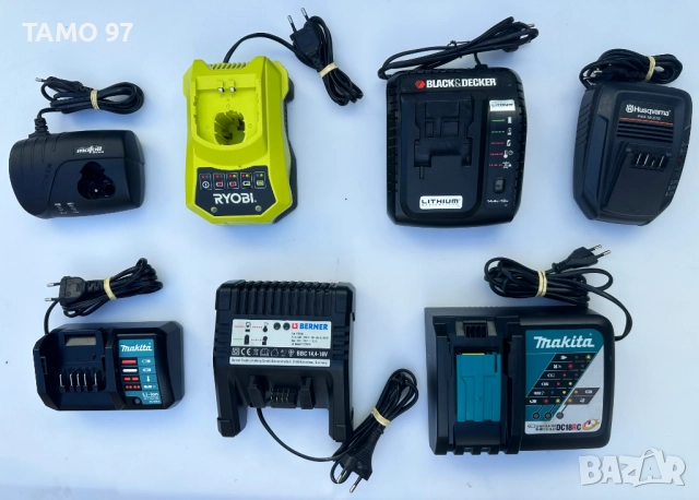 Зарядни - Mafell, Ryobi, Black Decker, Husqvarna, Berner, Makita
